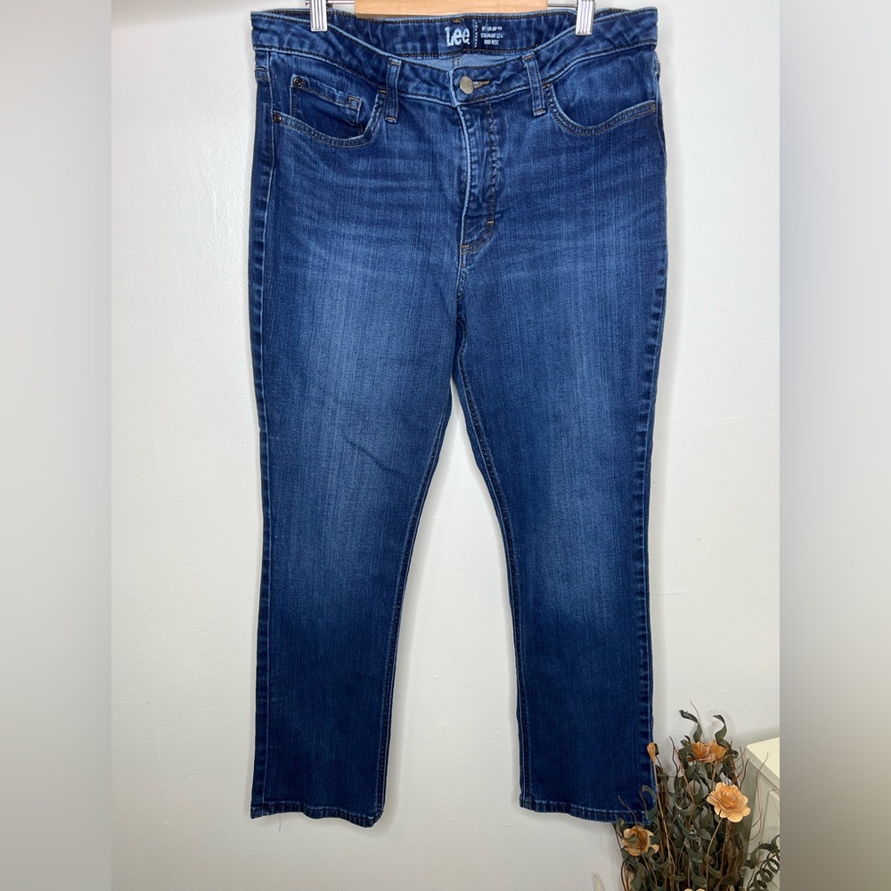 Lee Mid Rise Shin/Ankle Length Jeans